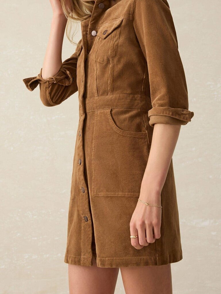 Faherty NWT Softstretch Cord Michelle Dress - Size 0 (Retails for $188)