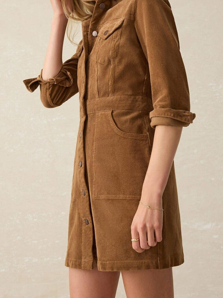 Faherty NWT Softstretch Cord Michelle Dress - Size 0 (Retails for $188)