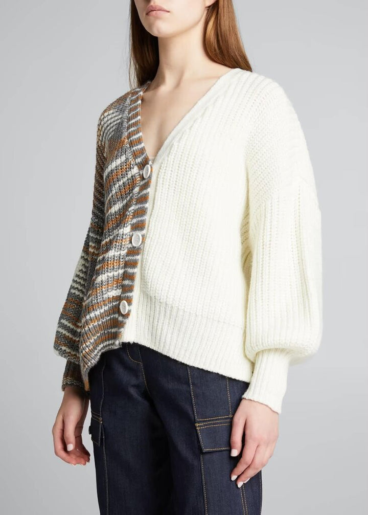 Cinq a Sept Anabella Colorblock Cardigan - Size XS