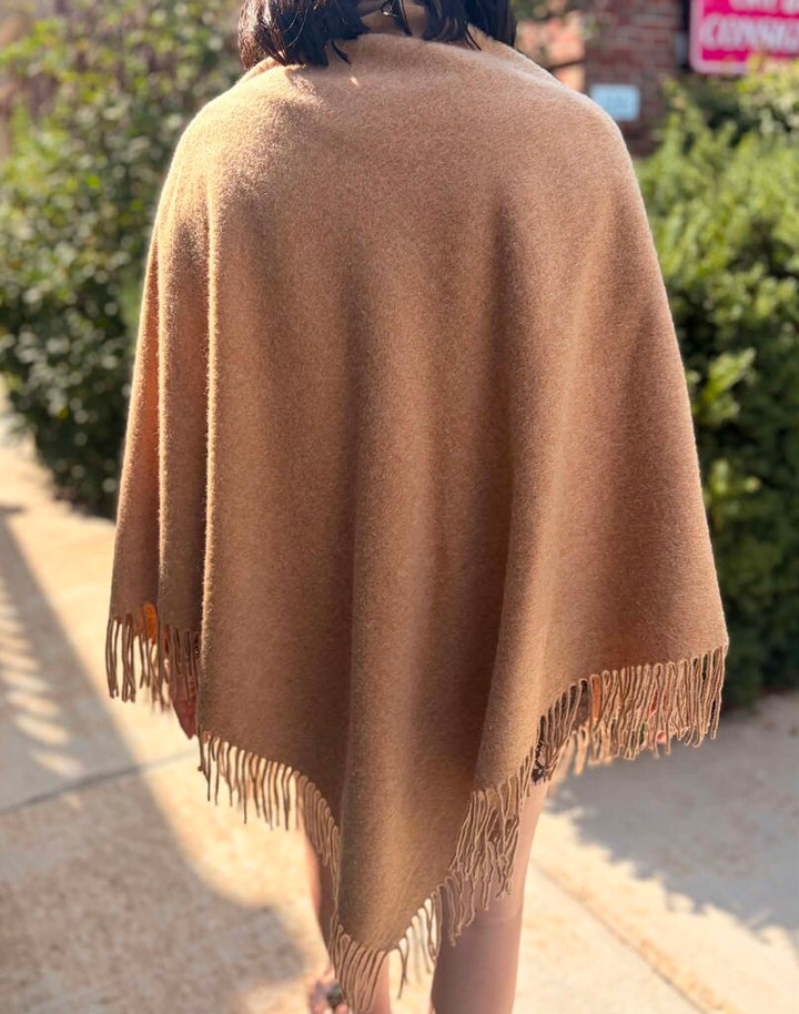 Joie Fringe Shawl - Size OS