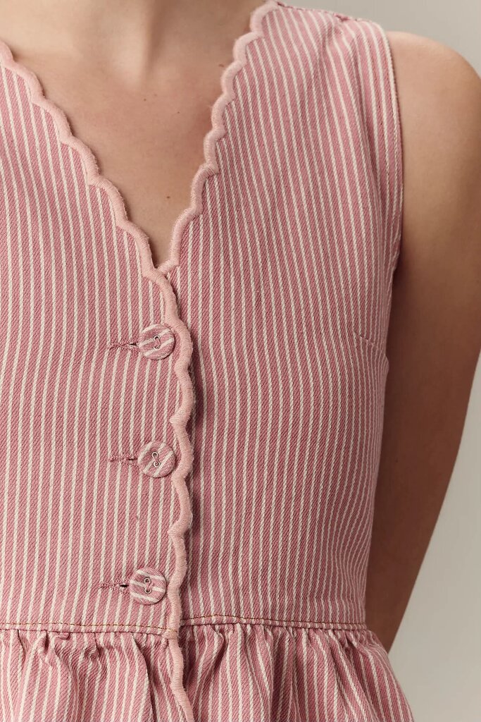 Anthropologie Damson Madder Lana Embroidered Peplum NWT Shirt - Size 8 (Retails $145)