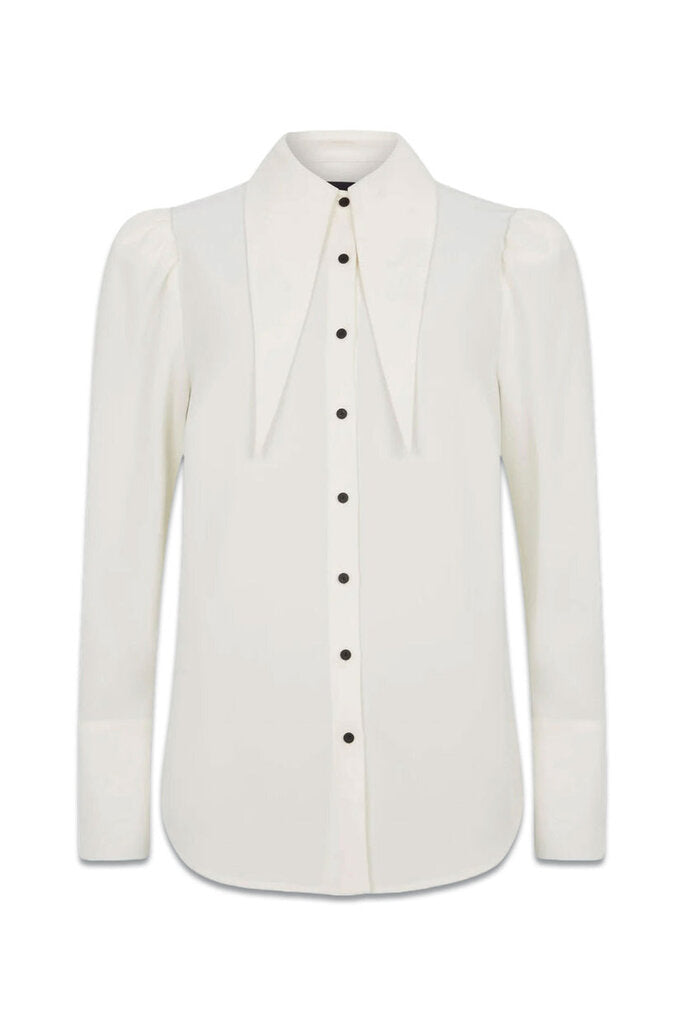 Mint Velvet Oversized Collar Button Up - Size 16