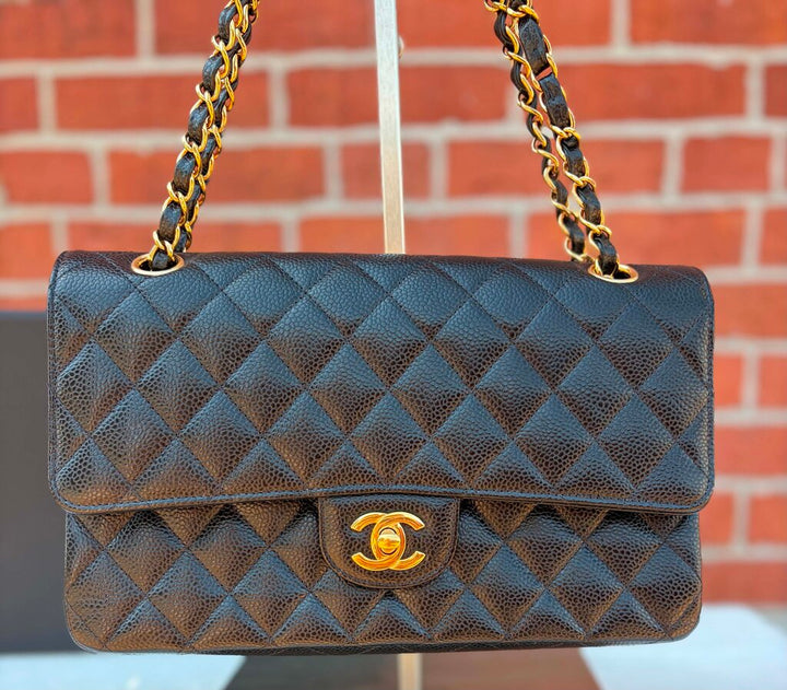 CHANEL Classic Medium Flap Bag In Black