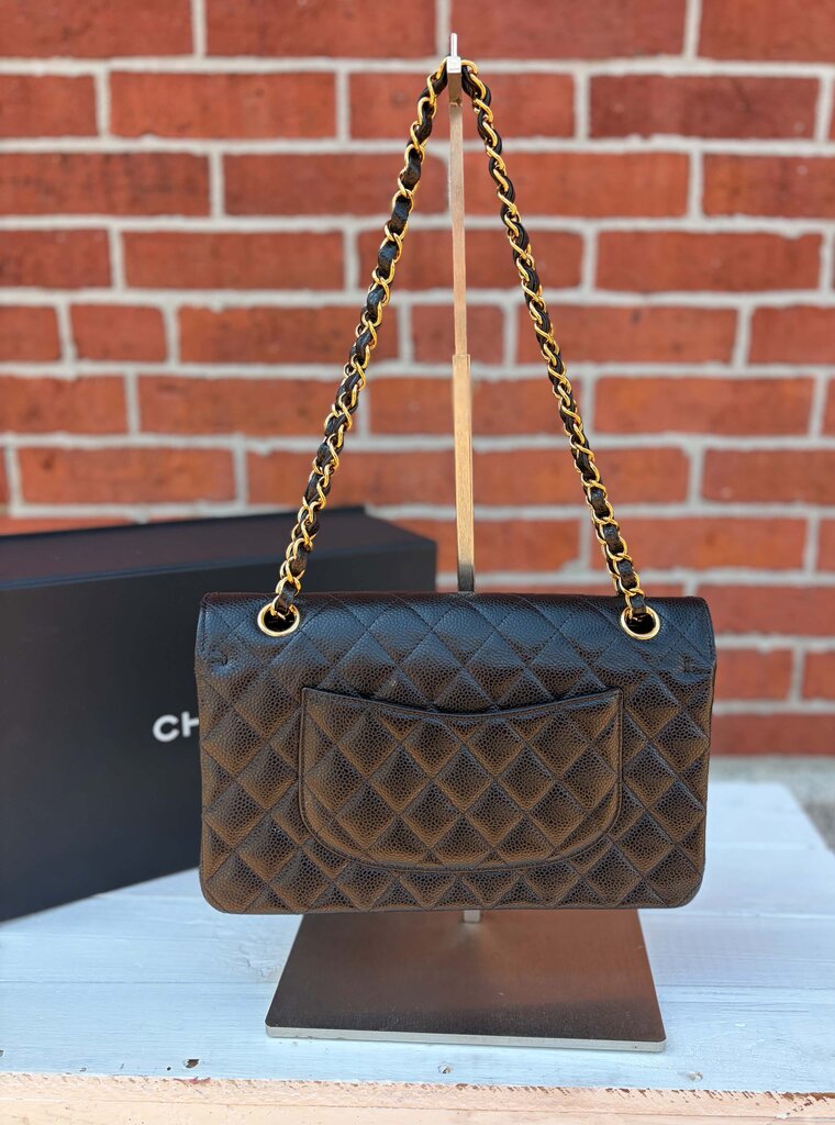 CHANEL Classic Medium Flap Bag In Black