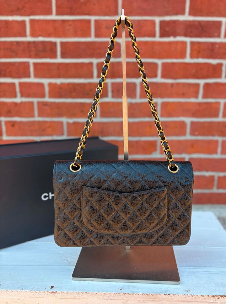 CHANEL Classic Medium Flap Bag In Black