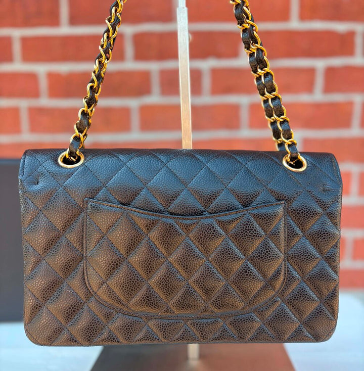 CHANEL Classic Medium Flap Bag In Black