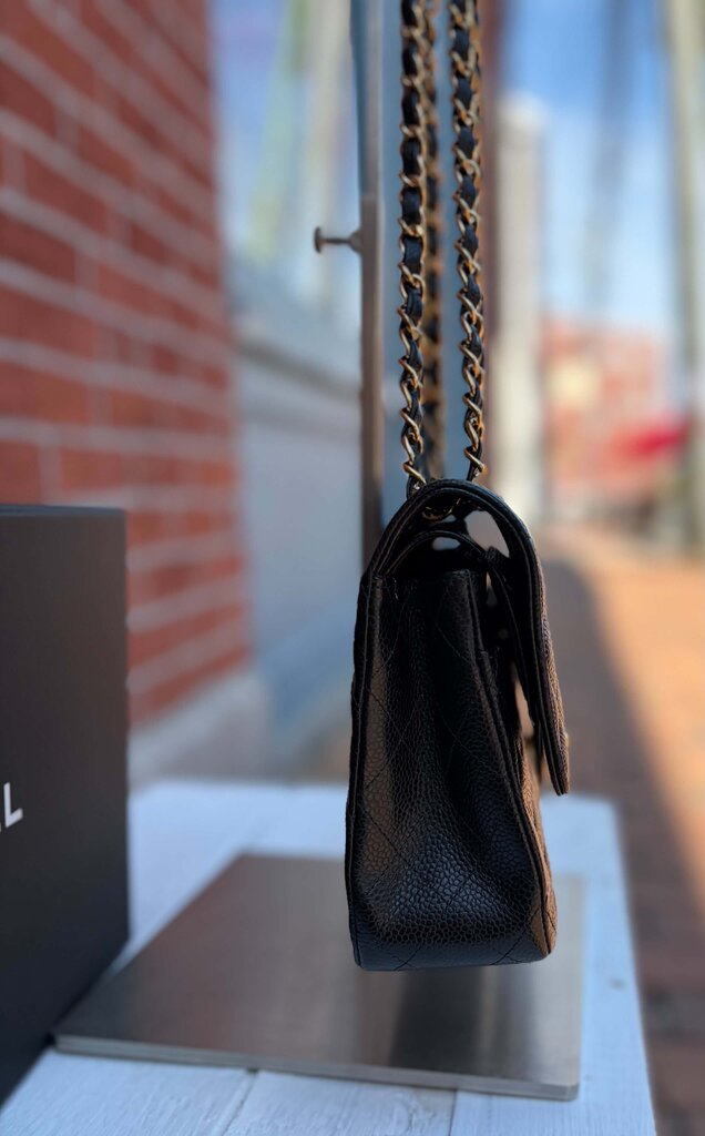 CHANEL Classic Medium Flap Bag In Black