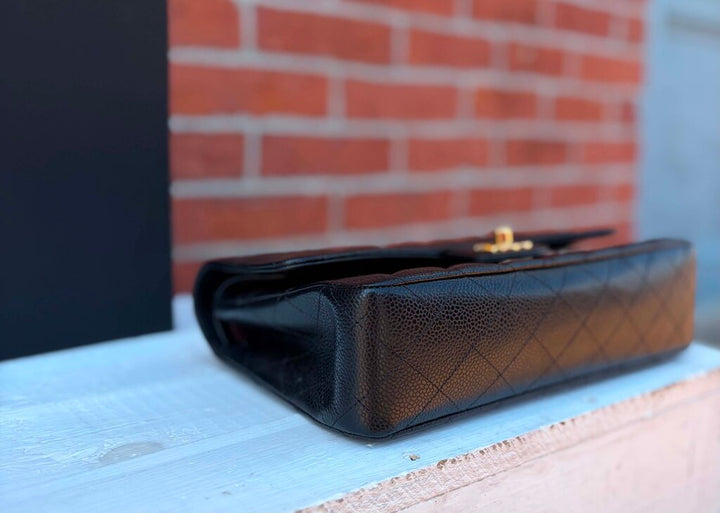 CHANEL Classic Medium Flap Bag In Black