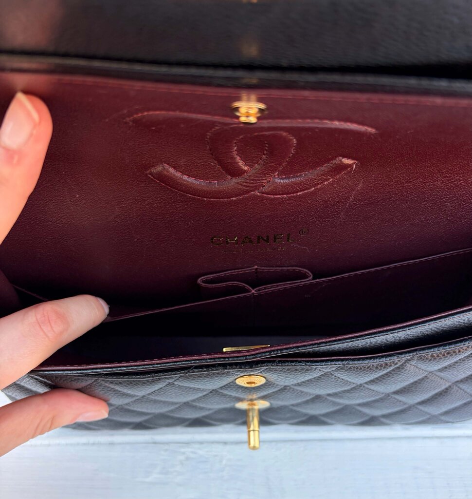 CHANEL Classic Medium Flap Bag In Black