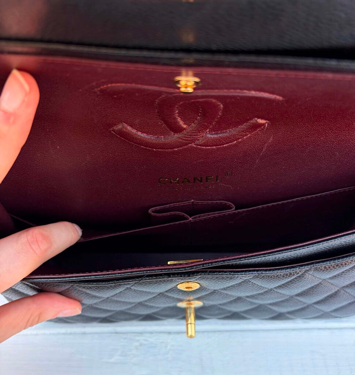 CHANEL Classic Medium Flap Bag In Black