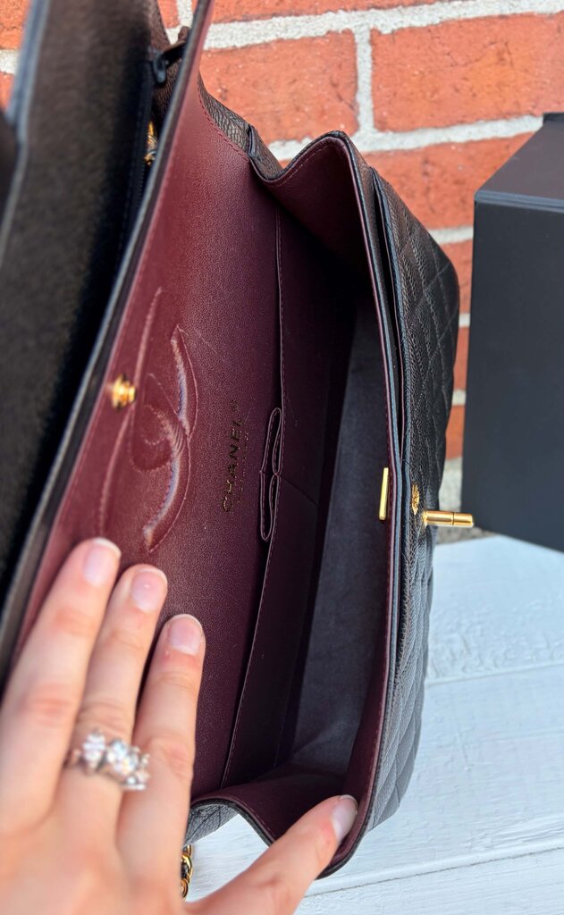 CHANEL Classic Medium Flap Bag In Black