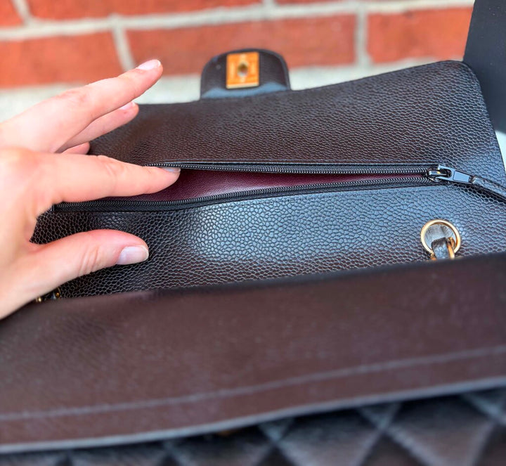 CHANEL Classic Medium Flap Bag In Black
