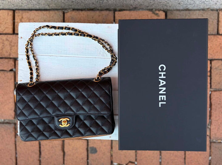 CHANEL Classic Medium Flap Bag In Black