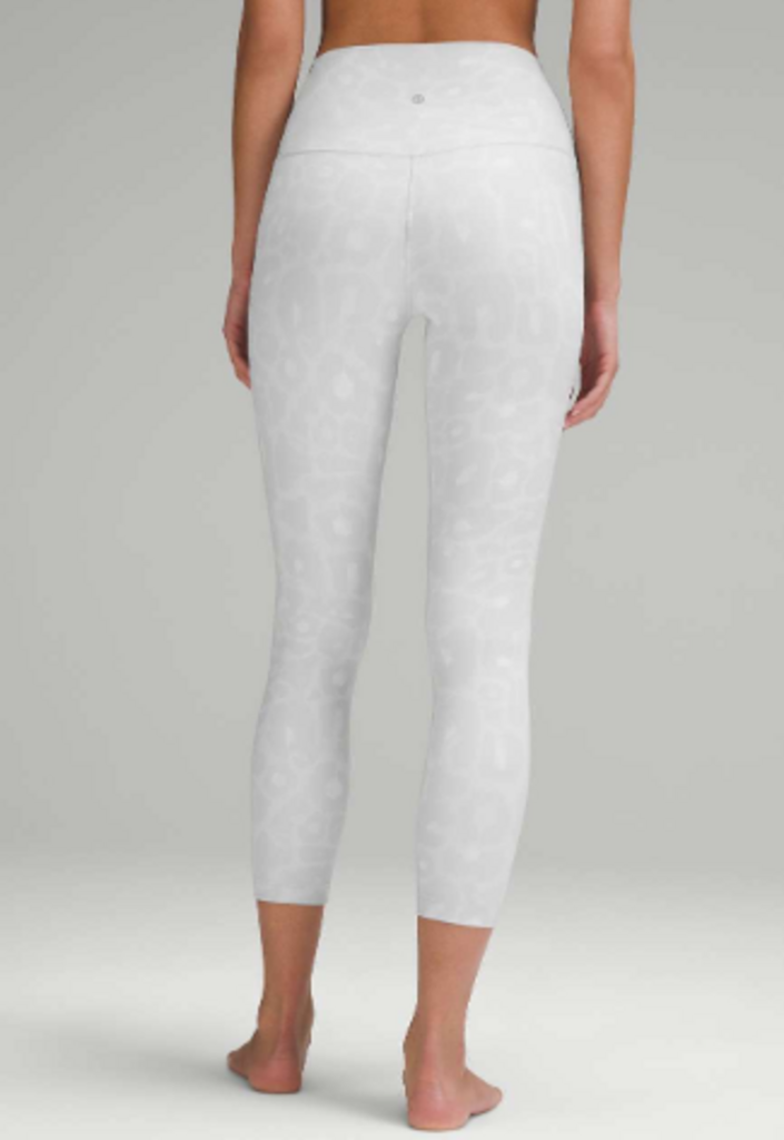 Lululemon NWT Align High Rise Pant 25" In Spray Leopard Grey Multi - Size 8 (Retails for $98)