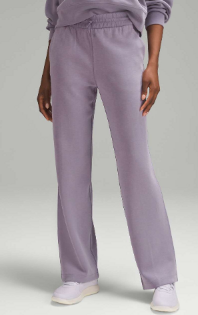 Lululemon Softstreme High Rise Pant *Full Length In Purple Ash (Retails for $128)
