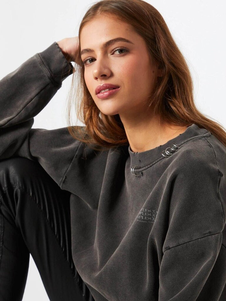 The Kooples X Sport Distressed Summer Tour Pullover - Size Medium