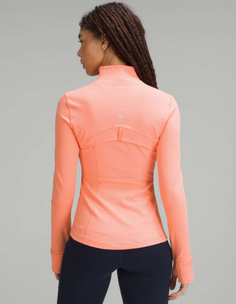 Lululemon NWT Define Jacket *Luon in Sunny Coral - Size 12