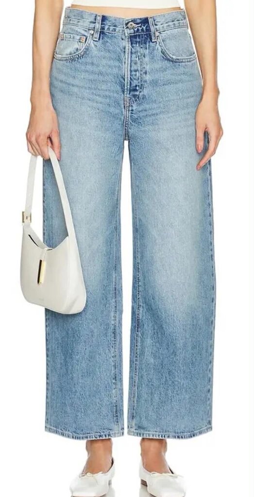 GRLFRND The Norah High Rise Crop Wide Leg Jeans NWT - Size 29