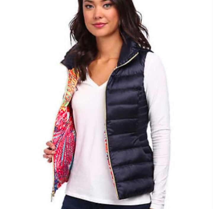 Lilly Pulitzer NWT Allie Packable Vest - Size XL (Retails $198)