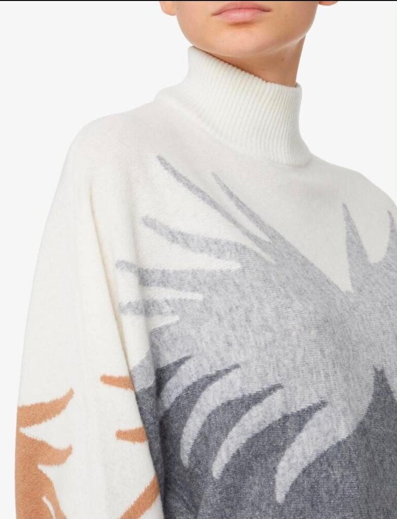 Marella Graff Mock Turtleneck Sweater - Size Medium