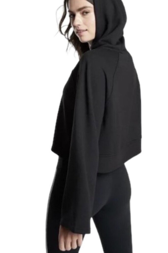 Athleta Steady State Crop Hooded Yoga Sweatshirt - Size Medium