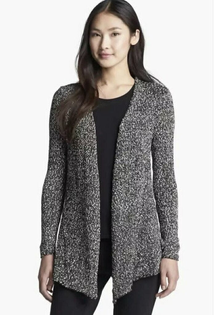 Eileen Fisher Micro Tweed Cardigan - Size Small