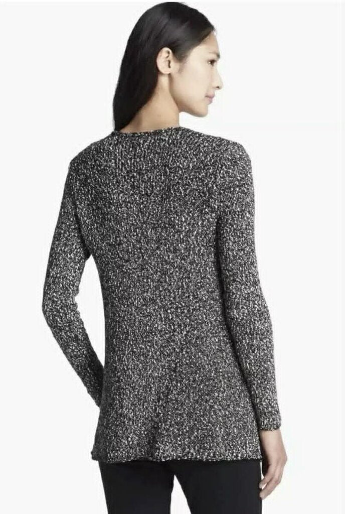 Eileen Fisher Micro Tweed Cardigan - Size Small