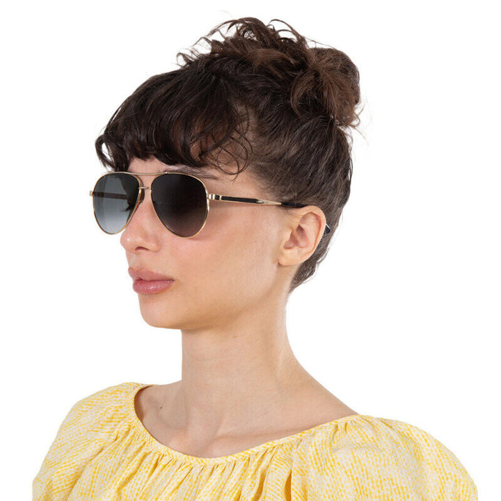 Jimmy Choo Jimena/S 02M2/9O Pilot Sunglasses (W/ Case)