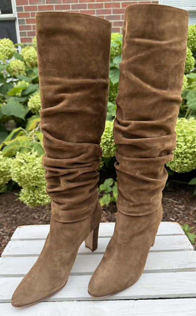 Manolo Blahnik Calassohi Slouchy Boots - Size 37.5