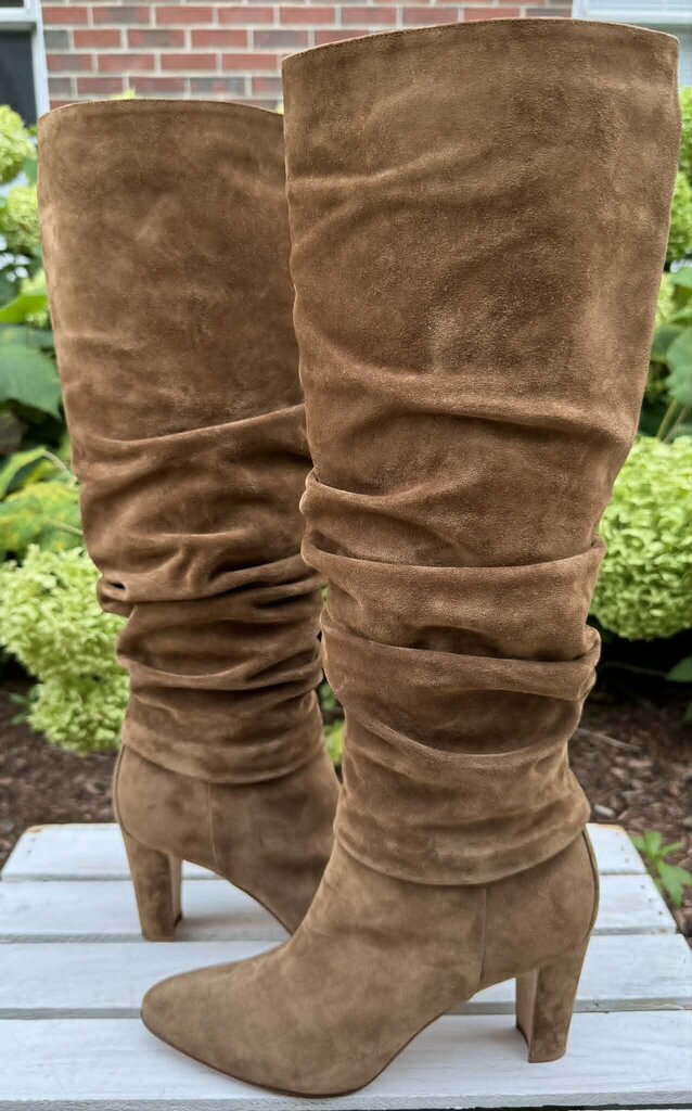 Manolo Blahnik Calassohi Slouchy Boots - Size 37.5
