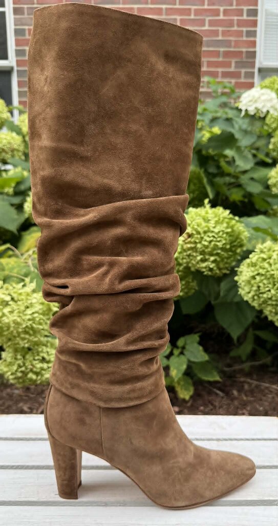 Manolo Blahnik Calassohi Slouchy Boots - Size 37.5