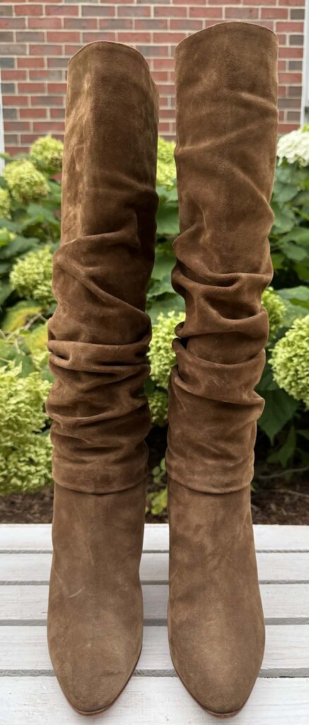 Manolo Blahnik Calassohi Slouchy Boots - Size 37.5