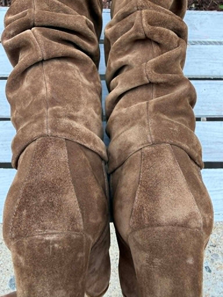 Manolo Blahnik Calassohi Slouchy Boots - Size 37.5