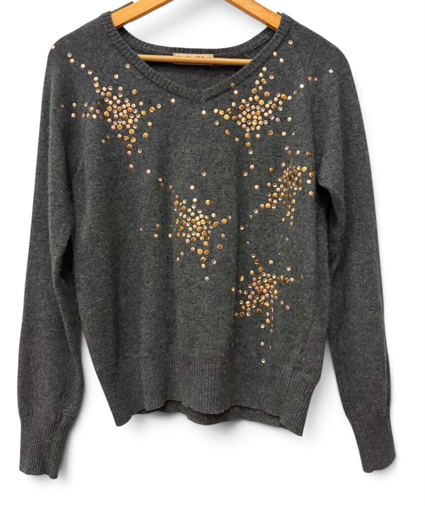 See By Chloe Embroidered Wool Sweater - Size 2