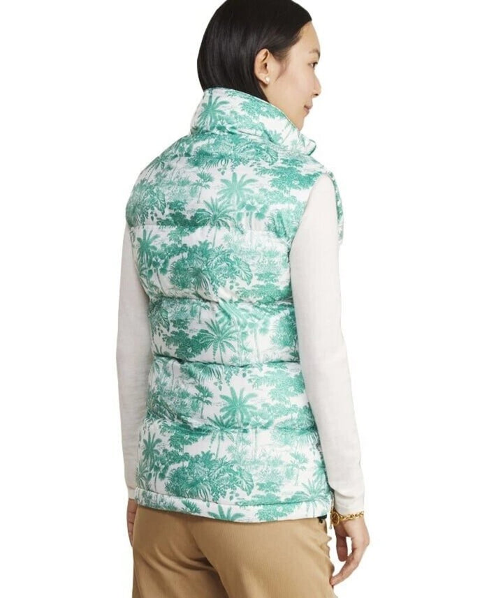 Vineyard Vines Oversized Printed Puffer Vest - Size Large(Retails $248)