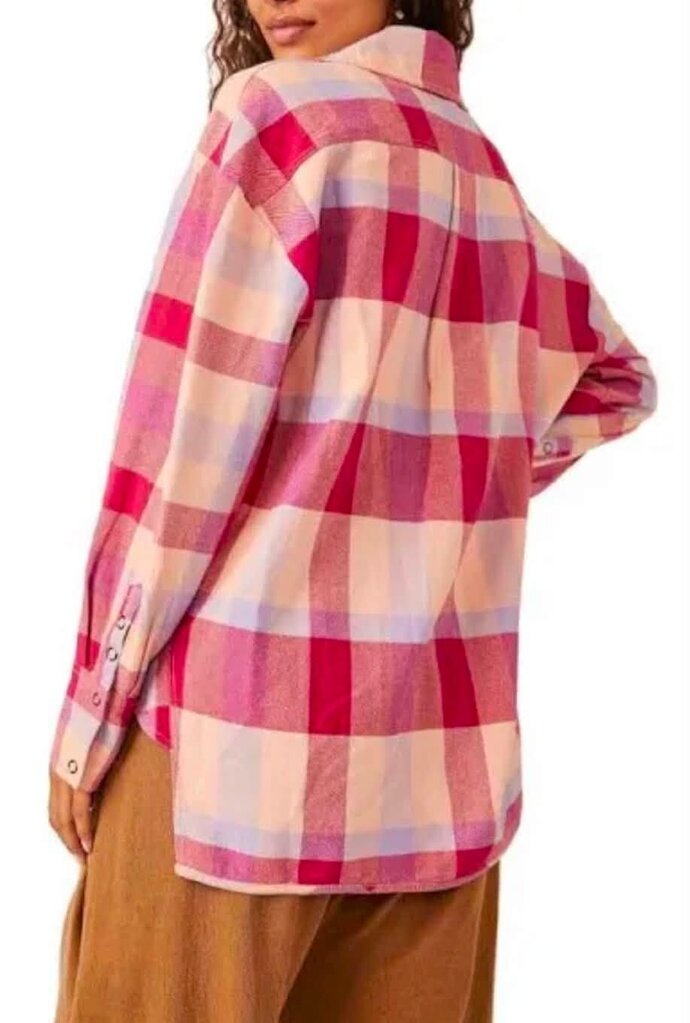 Free People NWT Izzy Cargo Top - Size Large (Retails For $128)