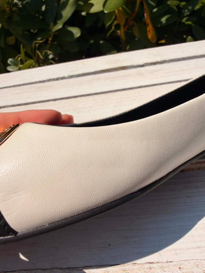Tory Burch Chelsea Cap Toe Ballet Flat - Size 8