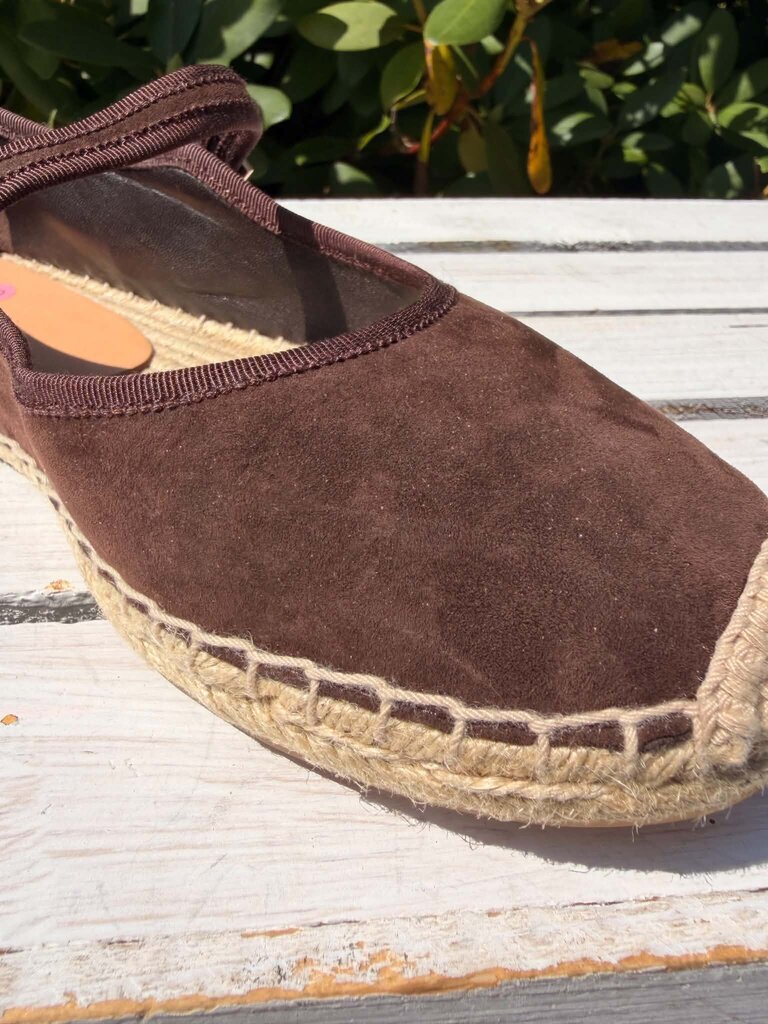 Tory Burch Suede Mary Jane Espadrilles - Size 9