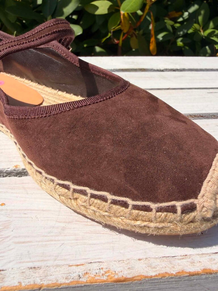 Tory Burch Suede Mary Jane Espadrilles - Size 9
