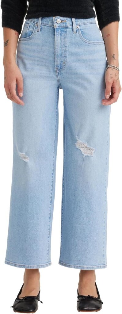 Levis Mile High-Rise Wide Leg Jeans - Size 32