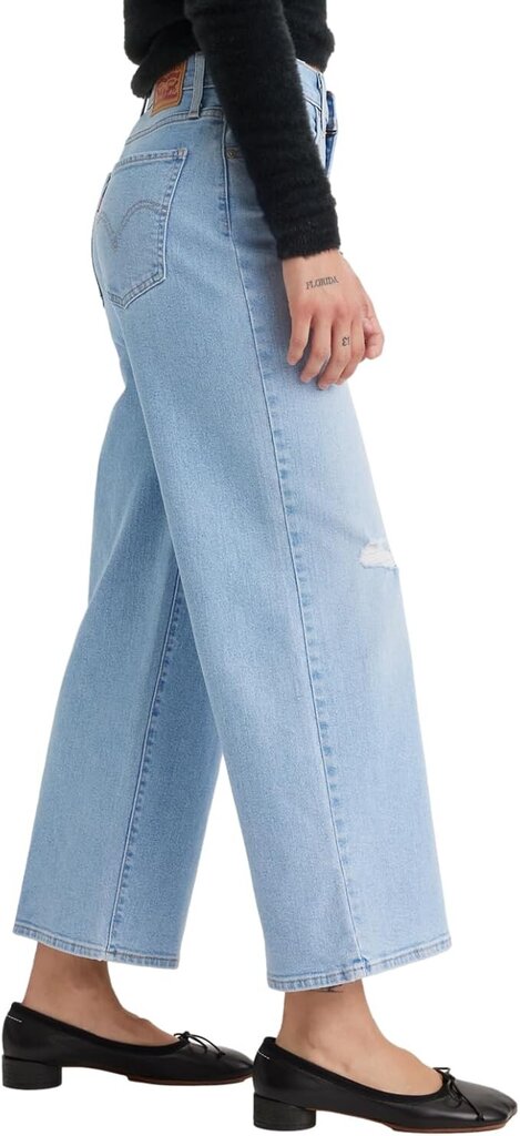 Levis Mile High-Rise Wide Leg Jeans - Size 32