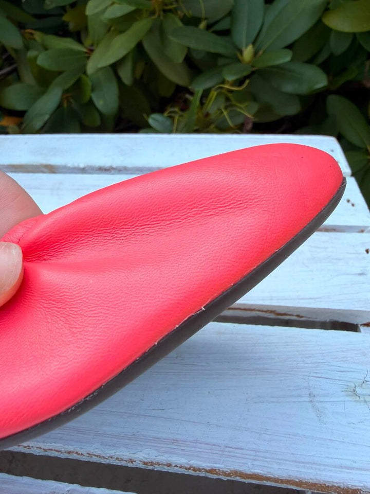 Tory Burch Eddie Leather Ballet Flats - Size 8