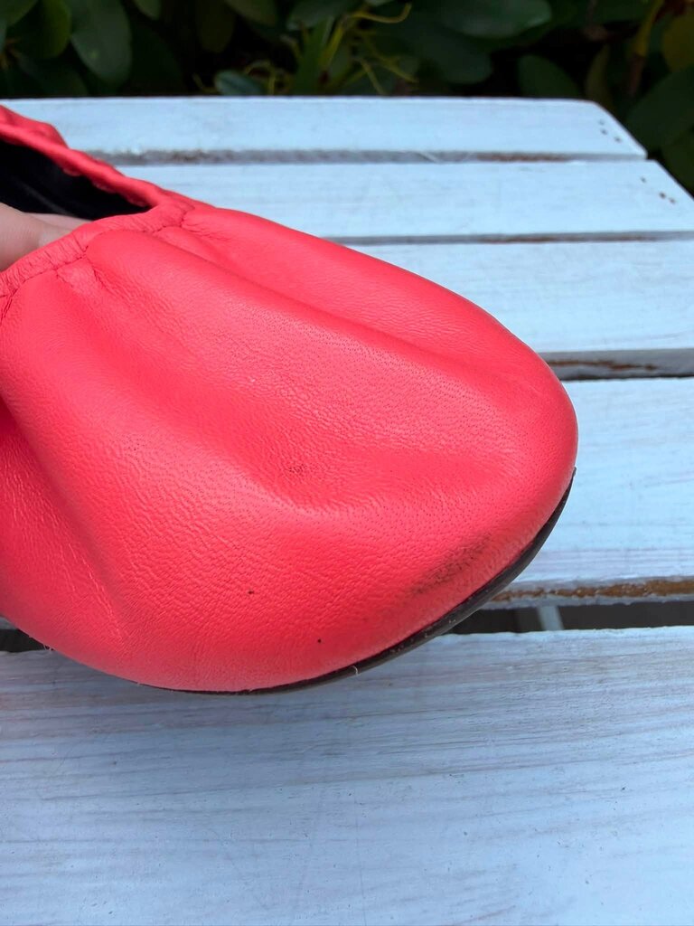 Tory Burch Eddie Leather Ballet Flats - Size 8