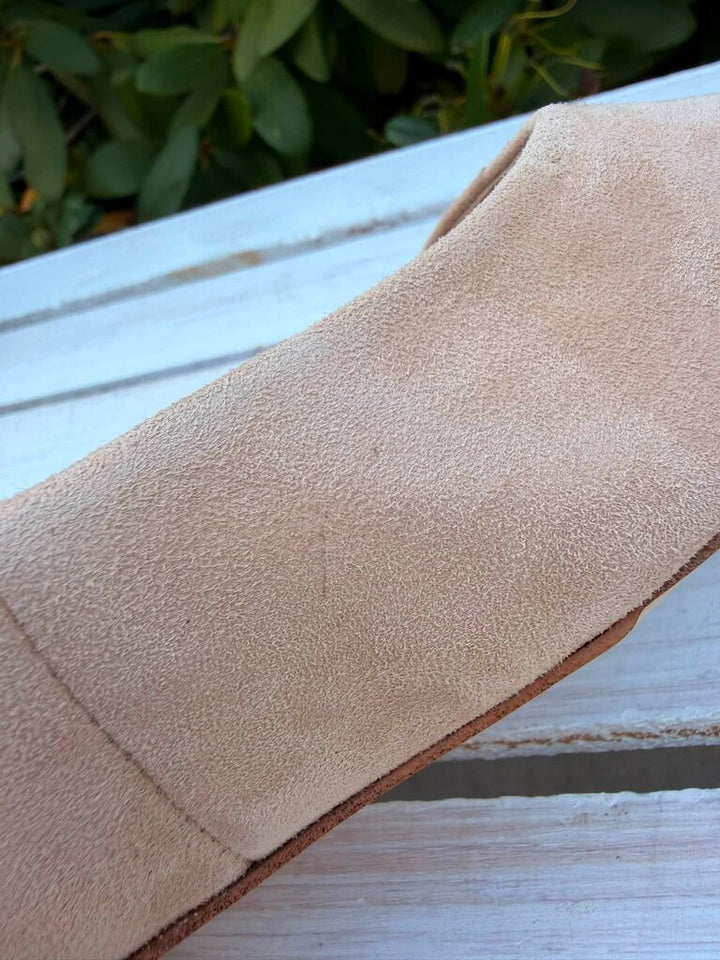 Sam Edelman Wanda Pointed Toe Flats In Cappuccino Suede - Size 8 (Retails For $100)