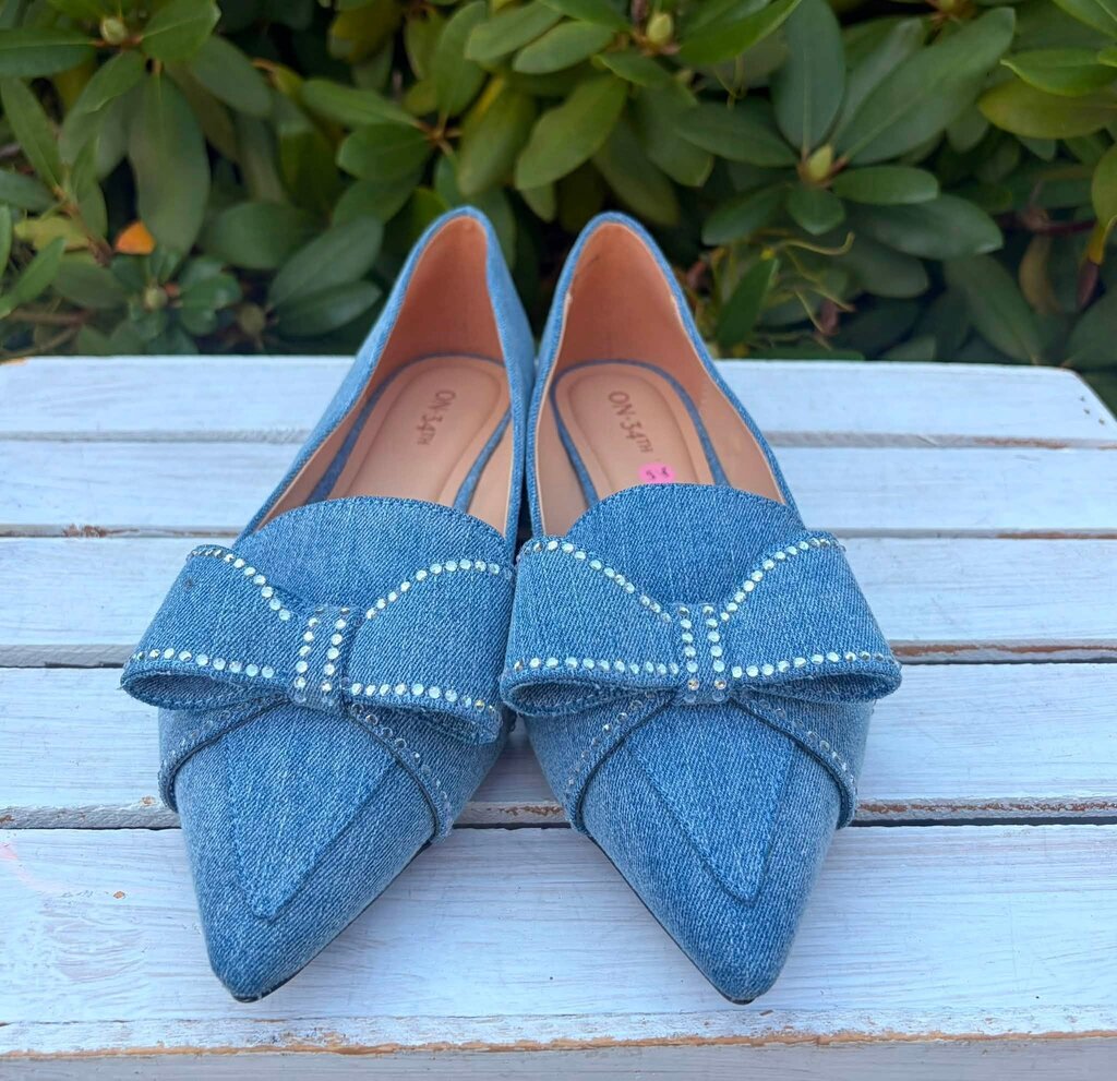 On 34th Kaete Bow Flats - Size 8.5