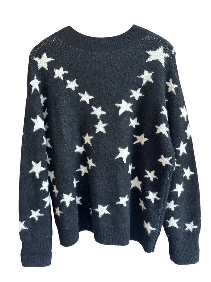 Rails Crewneck Star Sweater - Size Medium
