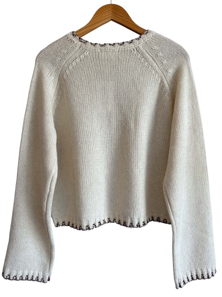 Sage The Label Crewneck Sweater - Size Medium