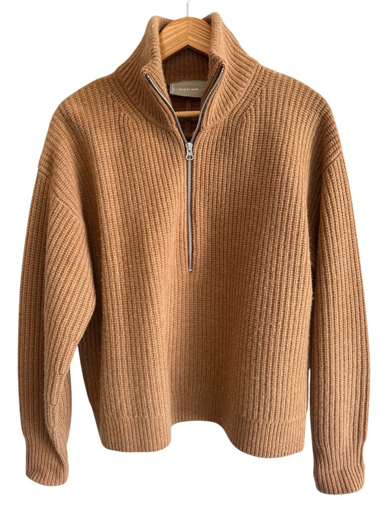 Everlane Zip Pullover Sweater - Size Medium