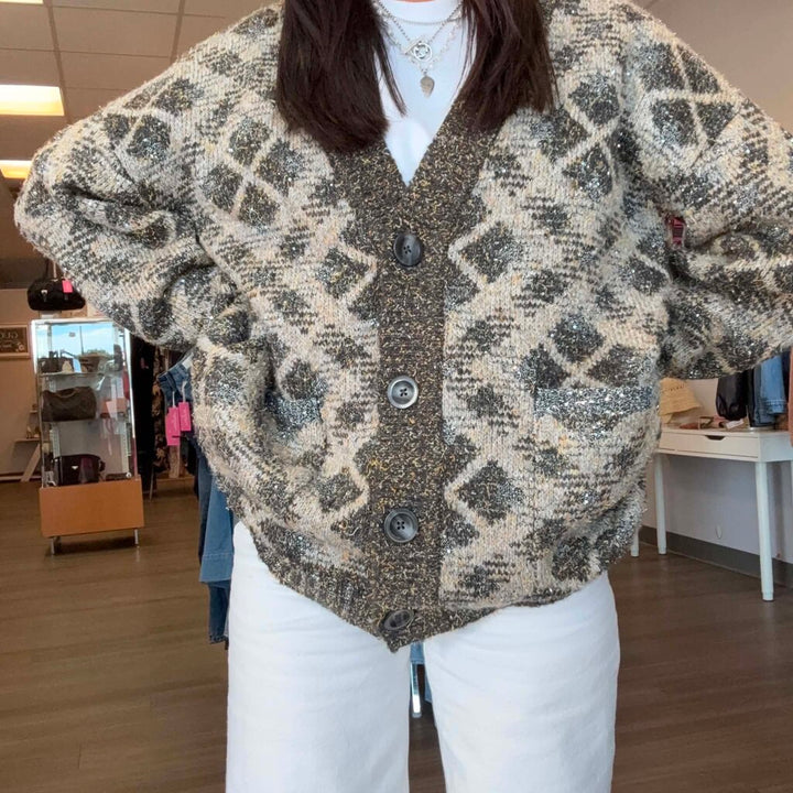 Maeve Oversized Cardigan Sweater - Size Large