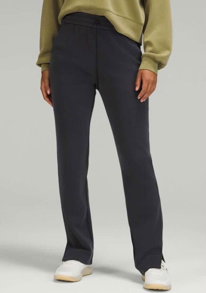 Lululemon Brushed Softstreme Split-Hem High-Rise Pants - Size 14 (Retails For $148)